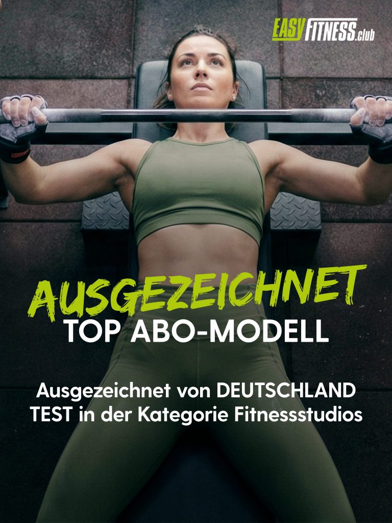 EasyFitness – Top Abo-Modell 2026, ausgezeichnet von DEUTSCHLAND TEST